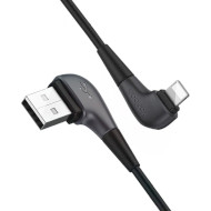 Кабель YOOBAO YB-425 Dual Elbow Design Usb-A to Lightning Cable 1.2м Black (YB-425LIGHTNING-BLACK)