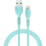 Кабель ACCLAB USB 2.0 AM to Lightning 2.4A 1.2м Mint (1283126518195)