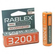 Аккумулятор RABLEX 18650 3200mAh 3.7V TipTop