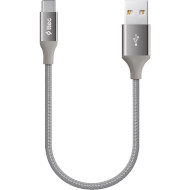 Кабель TTEC 2DK26 AlumiCable Mini Type-C to USB-A 0.3м Space Gray (2DK26UG)