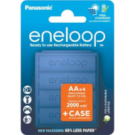 Акумулятор PANASONIC Eneloop + Case AA 2000mAh 4шт/уп (BK-3MCDEC4CP)