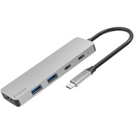 Порт-реплікатор PROOVE Iron Link 5-in-1 HDMI, USB-C, 2xUSB3.0, PD