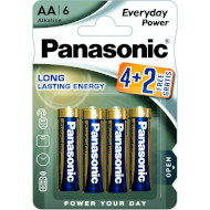 Батарейка PANASONIC Everyday Power AA 6шт/уп (LR6REE/6B2F)