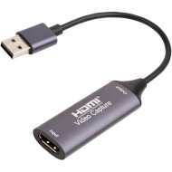 Устройство видеозахвата POWERPLANT HDVC2-C HDMI USB 2.0 4K/30Hz (CA914685)