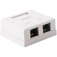 Розетка накладная EPNEW 2xRJ-45 Cat.6 UTP White (6BX-U2WHA6)