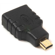 Адаптер POWERPLANT Micro-HDMI - HDMI Black (KD00AS1298)