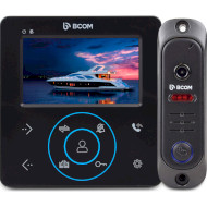 Комплект відеодомофона BCOM BD-480M Black + BT-380HR Black