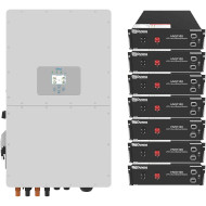 Гібридний сонячний інвертор трифазний DEYE SUN-30K-SG01HP3-EU-BM3 + 7 АКБ DYNESS HV51100 35.84 kWh