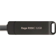 Флешка PATRIOT Rage R550 USB/USB-C3.2 32GB Matte Black (PE32GR550DSAD)