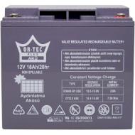 Акумуляторна батарея OR-TEC 12V/18Ah (12В, 18Агод)