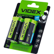 Батарейка VIDEX Alkaline D 2шт/уп (LR2O/D 2PCS BC)