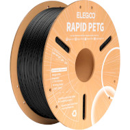 Пластик (філамент) для 3D принтера ELEGOO Rapid PETG 1.75mm, 1кг, Black (50.203.0216)