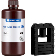 Фотополімерна гума для 3D принтера ANYCUBIC ABS-Like Resin V2, 1кг, Black