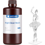 Фотополимерная резина для 3D принтера ANYCUBIC High Clear Resin, 1кг, Clear