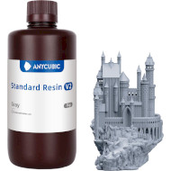 Фотополімерна гума для 3D принтера ANYCUBIC Standard Resin V2, 1кг, Gray