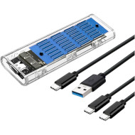 Кишеня зовнішня DYNAMODE DM-CAD-SSD09 NVMe/SATA M.2 SSD to USB 3.2