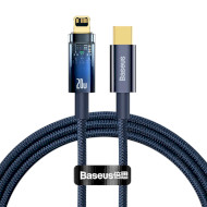 Кабель BASEUS Explorer Series Auto Power-Off Fast Charging Data Cable Type-C to IP 20W 1м Blue (CATS000003)