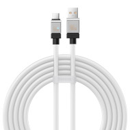 Кабель BASEUS CoolPlay Series Fast Charging Cable USB to Type-C 100W 2м White (CAKW000702)