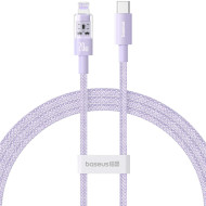 Кабель BASEUS Gem Fast-Charging Data Cable USB-C to iP 20W 2м Nebula Purple (P10373001511-01)