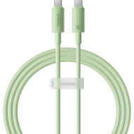 Кабель BASEUS Habitat Series Fast Charging Cable Type-C to Type-C 100W 1м Natural Green (P10360202631-00)