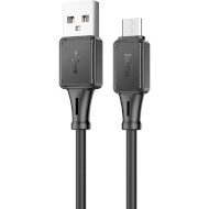 Кабель HOCO X101 Assistant USB-A to Micro-USB 1м Black