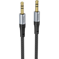 Кабель HOCO UPA26 Fresh AUX Audio Cable mini-jack 3.5mm 1м Black (6942007608800)