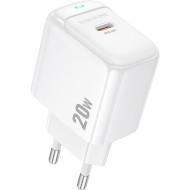 Зарядний пристрій BOROFONE BAS43A Potential 1xUSB-C, PD20W White