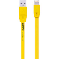 Кабель REMAX Full Speed Lightning 2м Yellow (RC-001I YL)