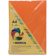 Офісний кольоровий папір ROMUS Orange A4 160г/м² 100арк