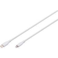 Кабель DIGITUS USB-C Male to Lightning Male 1м White (AK-600110-010-W)