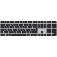 Клавіатура бездротова APPLE A3119 Magic Keyboard with Touch ID and Numeric Keypad Black Keys UA (MXK83UA/A)