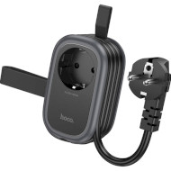 Сетевой фильтр HOCO NS7 Black, 1xUSB-C, 2xUSB, 1.1м