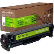 Тонер-картридж PATRON Green Label сумісний з HP 305A Yellow (PN-305AYGL)