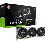 Видеокарта MSI GeForce RTX 4070 Ventus 3X E1 12G OC