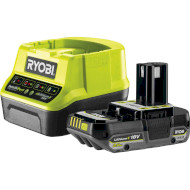 Зарядний пристрій RYOBI One+ 18V 2.0Ah RC18120-120C + АКБ 18V 2.0Ah (5133005090)