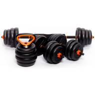 Гантели наборные с функцией штанги и гири FED 1302 Kit 35 кг (2x17.5кг)