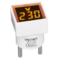 Вольтметр цифровий SINOTIMER LED-102 Yellow