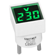 Вольтметр цифровий SINOTIMER LED-102 Green