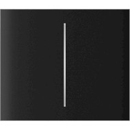 Кнопка для двухклавишного выключателя AJAX CenterButton 2-gang Vertical for LightSwitch Jeweller Black