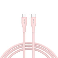 Кабель CANYON CC60SC10 Charge & Sync USB-C to USB-C 60W 1м Pink (CNS-CC60SC10PS)