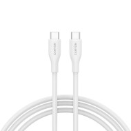 Кабель CANYON CC60SC10 Charge & Sync USB-C to USB-C 60W 1м White (CNS-CC60SC10W)