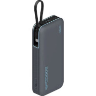 Повербанк CUKTECH PB200N 2xUSB-C, 1xUSB-A, 45W 20000mAh Gray