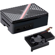 Корпус с активным охлаждением 52PI ABS Case Enclosure with Fan for Raspberry Pi 5 Black (ZP-0167)