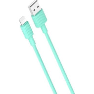 Кабель XO NB156 USB-A to Lightning 1м Light Green