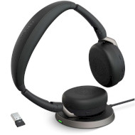 Гарнитура беспроводная JABRA Evolve2 65 Flex MS Stereo USB-A Wireless Charging (26699-999-989)