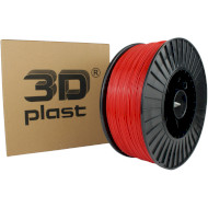 Пластик (филамент) для 3D принтера 3DPLAST PETG 1.75mm, 3кг, Red