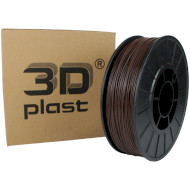 Пластик (филамент) для 3D принтера 3DPLAST PLA 1.75mm, 0.85кг, Brown