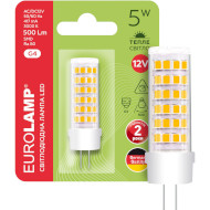 Лампочка LED EUROLAMP G4 5W 3000K 12V (LED-G4-0530(12))