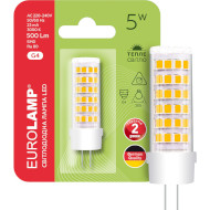 Лампочка LED EUROLAMP G4 5W 3000K 220V (LED-G4-0530(220))