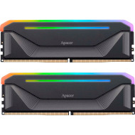 Модуль пам'яті APACER Nox RGB Black DDR5 6000MHz 32GB Kit 2x16GB (AH5U32G60C622NBAA-2)